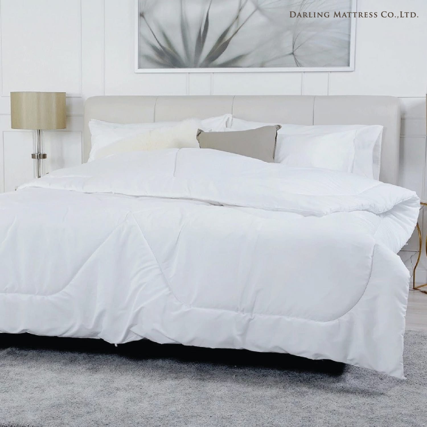 ไส้ผ้าห่มนวม DARLING MATTRESS รุ่นขนห่านเทียม ไซส์ 6 ฟุต 90X100 นิ้ว_4